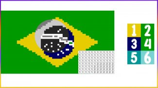 Flag Pixel Art Color by Number screenshot 6