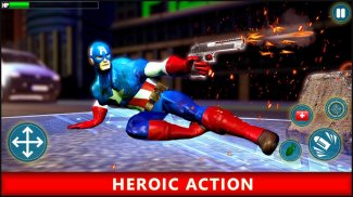 Super Hero Survival Mission : City Battle Shooting screenshot 0