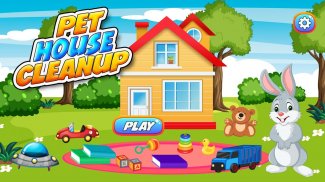 Pet House Cleanup: Cleaning House Games screenshot 0