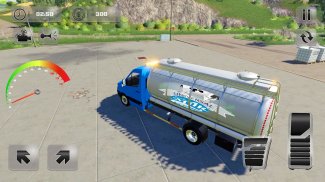 Milk Van Cow Milk Delivery Sim screenshot 2