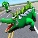 Crocodile Robot Transform Game