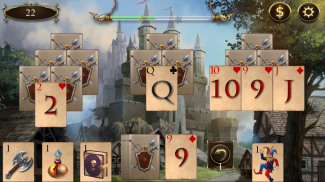 Legends of Solitaire Curse of the Dragons TriPeaks screenshot 1