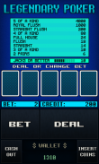 LEGENDARY VIDEO POKER screenshot 1