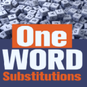 One Word Substitution- Grammar Icon