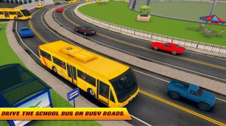 City High School Bus 2018: Driving Simulator PRO screenshot 0