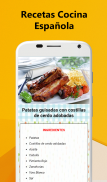 Recetas de Cocina Española screenshot 0