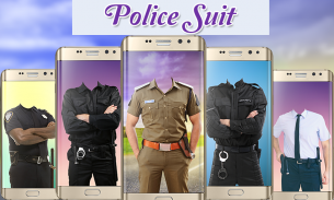 Police Suit Photo Frames - Picture & Image Editor screenshot 0