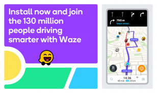 Waze - Sat Nav, Maps & Traffic screenshot 1