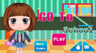 Bella kembali ke sekolah - game simulasi cewek screenshot 9