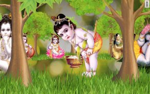 4D Little Krishna Wallpaper screenshot 12