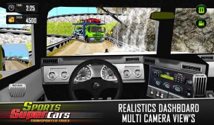 Real Car Transport Truck Games screenshot 4