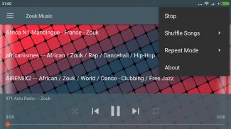 Zouk Radio with African kizomba and Zouk screenshot 2