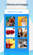 استعادة الصور التطبيق ، استعادة الصور المحذوفة screenshot 2