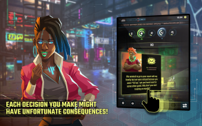 InfiniteCorp: Cyberpunk Story screenshot 13