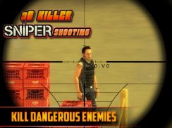 3D assassino Sniper rodagem screenshot 2