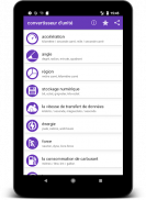convertisseur d'unité screenshot 13