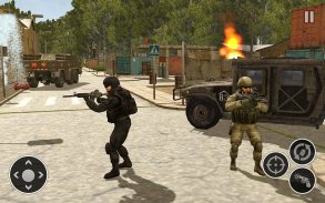 Mỹ Cảnh sát Survival Sứ mệnh Shooter: FPS Gun Aren screenshot 0