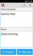 Mexikanisch Übersetzer screenshot 1