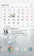 Виджет Календарь screenshot 5