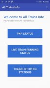 All Trains Info & PNR Status screenshot 0