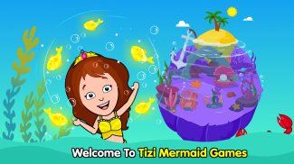 شهر Tizi من—بازی های پری دریایی زیر آب برای بچه ها screenshot 5
