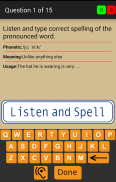Spelling Master English Words screenshot 1