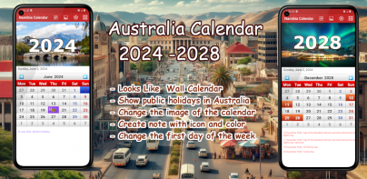 Australia Calendar 2024