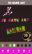 3D Name Art screenshot 0