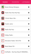 TOP 20 Radio Stations Hip-Hop & Rap screenshot 1