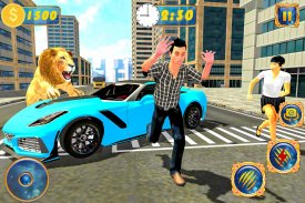 Angry Lion City Attack Simulator 2019 screenshot 5