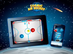 Cosmic Air Hockey screenshot 0