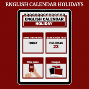 English Calendar Holiday screenshot 6