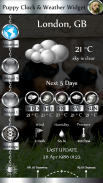 Puppy Clock & Weather Widget screenshot 1