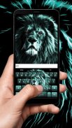 Luminous Lion Keyboard Theme screenshot 2