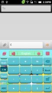 GO Keyboard Sunshine theme screenshot 7