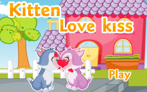 Kissing Game-Kitten Love Fun screenshot 1