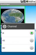 Weather satellite widget screenshot 1