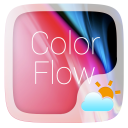 Color Flow GO Weather Widget Theme