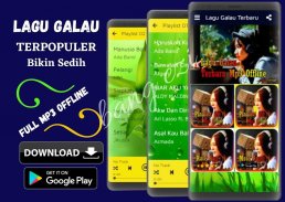 Lagu Galau Terpopuler Offline screenshot 1