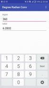 Degree Radian Converter screenshot 0