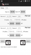 Bus Driver Duty Schedule Lite screenshot 1