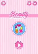 Glitter Beauty MakeUp Coloring screenshot 16