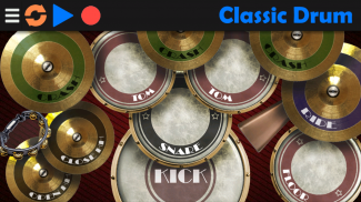 CLASSIC DRUM: барабанная установка screenshot 2