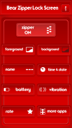 Beruang Zipper Lock Screen screenshot 6