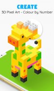 3D Pixel Art Coloring Book - Boyama oyunları screenshot 4