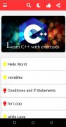 Learn C++ with exercises screenshot 7