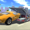 Car Cargo Transport Driver 3D Icon