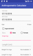 Anthropometric Calculator screenshot 0