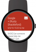 Mail client for Wear OS watches screenshot 1