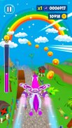 Rainbow Unicorn Game Lari Lari screenshot 3